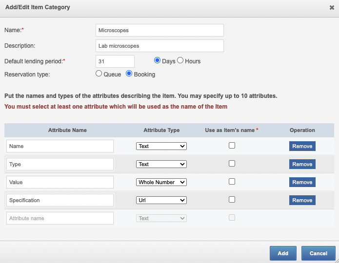 adding item to lab inventory management software